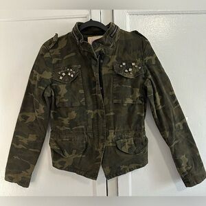 Pink Envelope Military Camo Jacket
